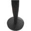 Grande sculpture en polystone noire avec silhouette nervurée et corps scintillant-667681140