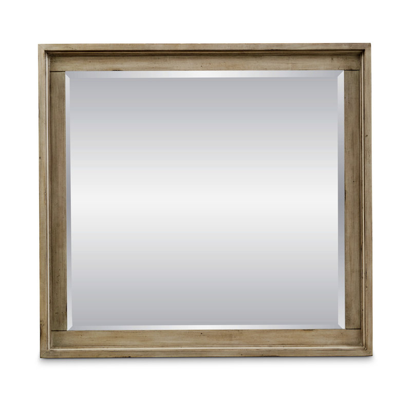 Miroir, miroir de commode avec cadre en bois