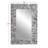Multi Colored Paper Handmade Recycled Magazine Frame Room Wall Mirror,