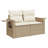  Garden Sofa Set Beige