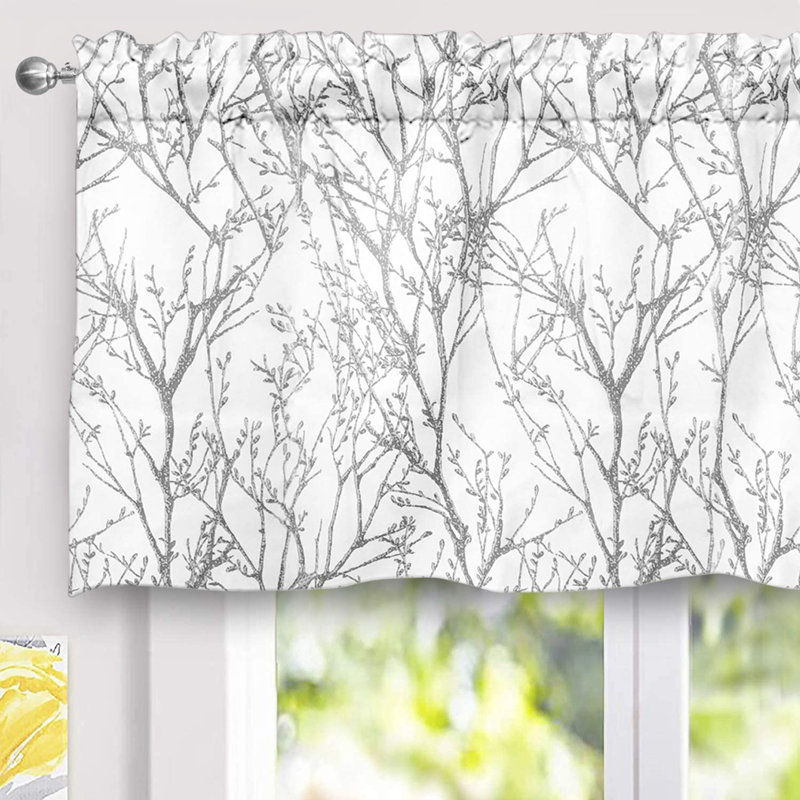Cantonnière sur mesure 52 po Blann, l 52 po x L 24 po, Gris