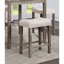 Ensemble de salle à manger 5 pièces Transitional Table et tabourets pour salle à manger 4 places