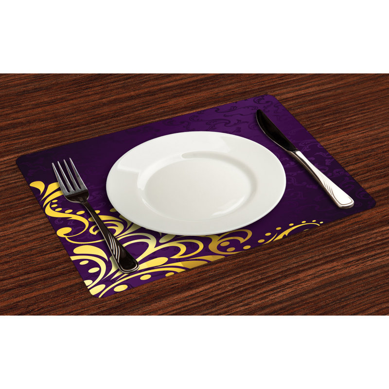 Polyester Abstract Rectangle Placemat