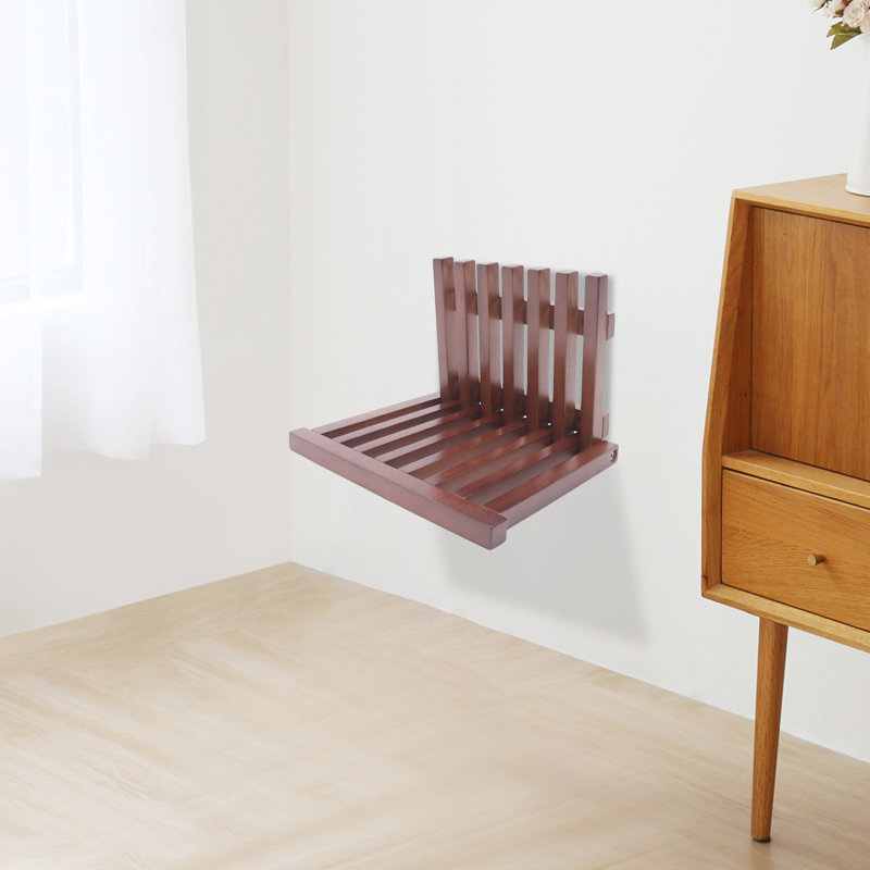 Tabouret pliant mural pour tabouret à langer en bois massif