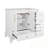 Bathroom Vanity with Sink, Drawers and Metal Handles-1534813715