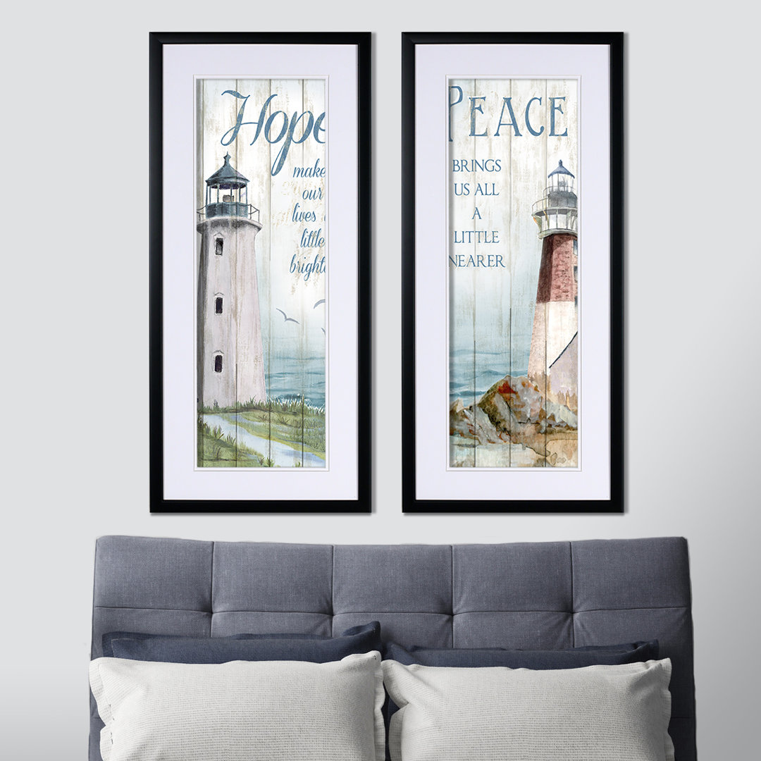 " Hope " 2 - Pieces Breakwater Bay Frame 