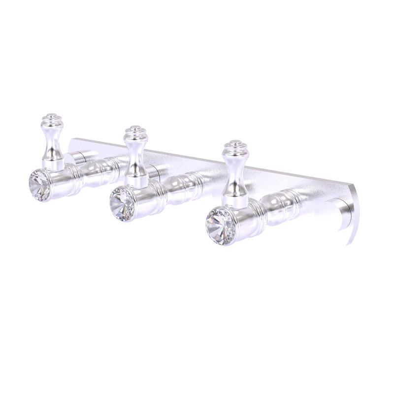 Support mural pour attaches et ceintures en cristal Gavin, Chrome satiné