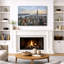 «New York Skyline Sunset», art urbain, impression sur toile, impression sur toile encadrée-126136795-126136798