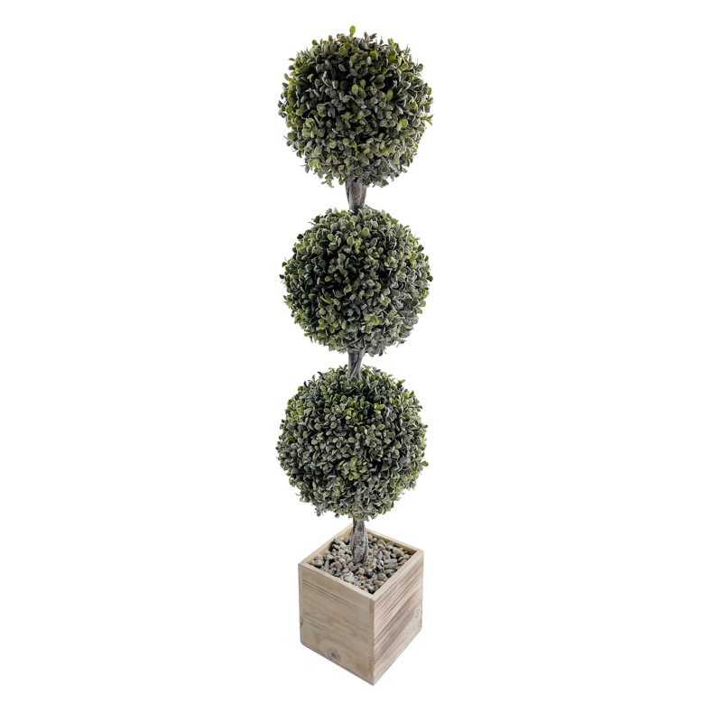 Pot à fleurs topiaire artificiel 36 po