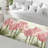 Chic Multicolored Floral Printed Rug Made of Soft Non Woven Material Perfect for Accentuating Any Room Decor-114328589