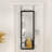 44" x 16" Framed Full Length Mirror, Wall-Mounted or Over the Door Mirror With 2 Adjustable Height -106774219