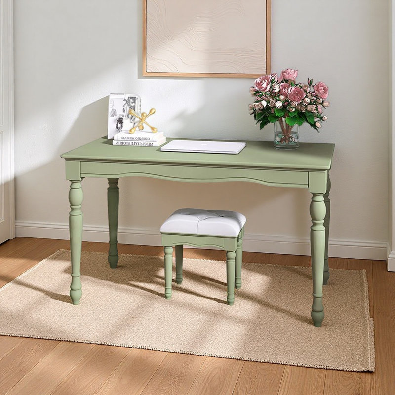 Bureau d'étude en pin vert, H 29,52 po x l 39,37 po x P 19,68 po