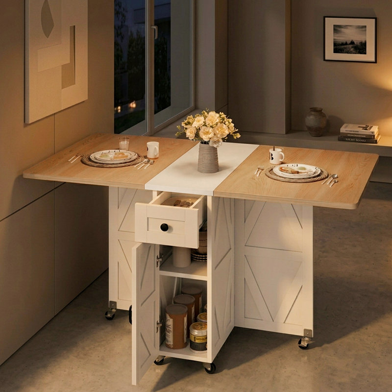 Dining Table, Maple White