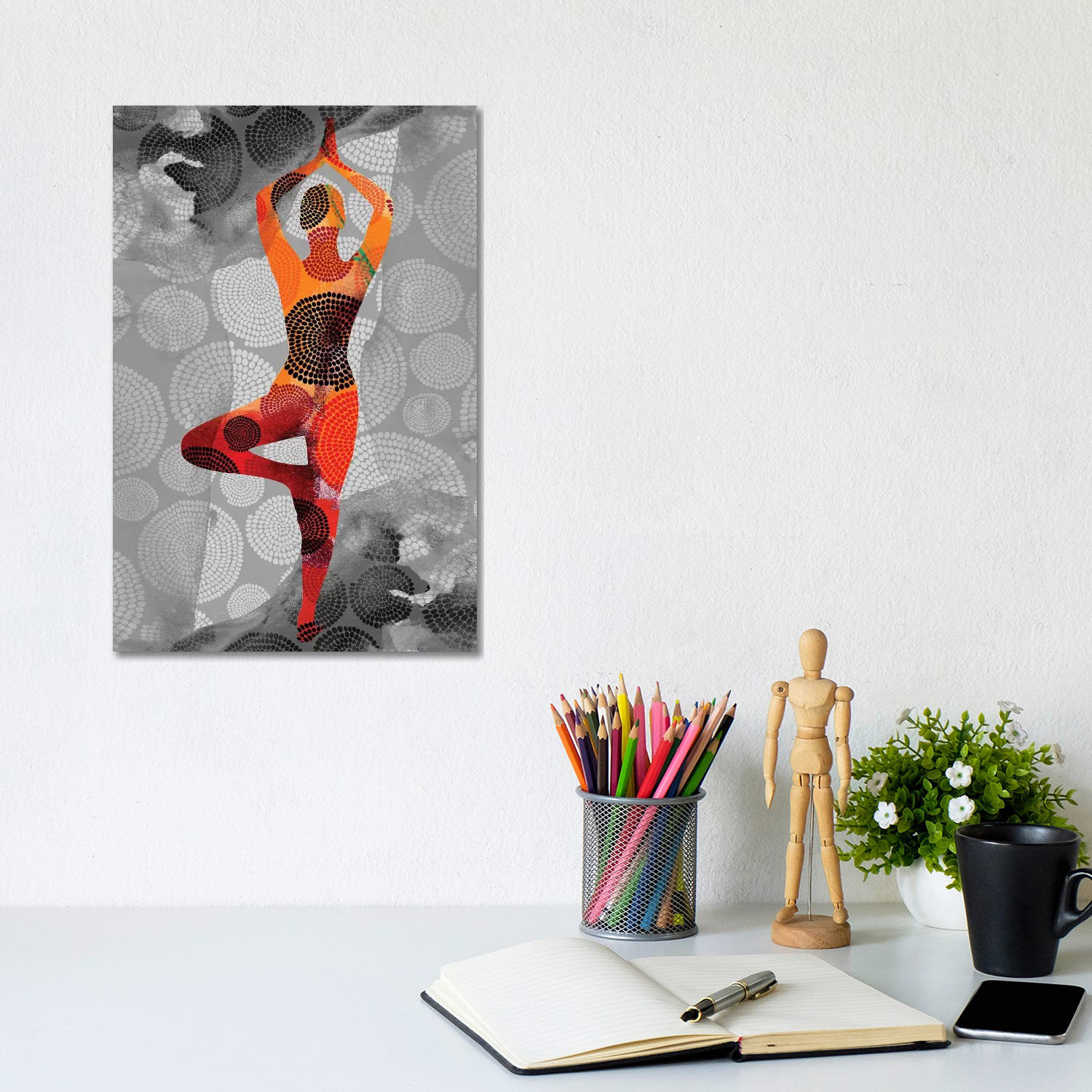 Line Art Woman Yoga Poses Illustration Graphic by peterdraw · Creative  Fabrica