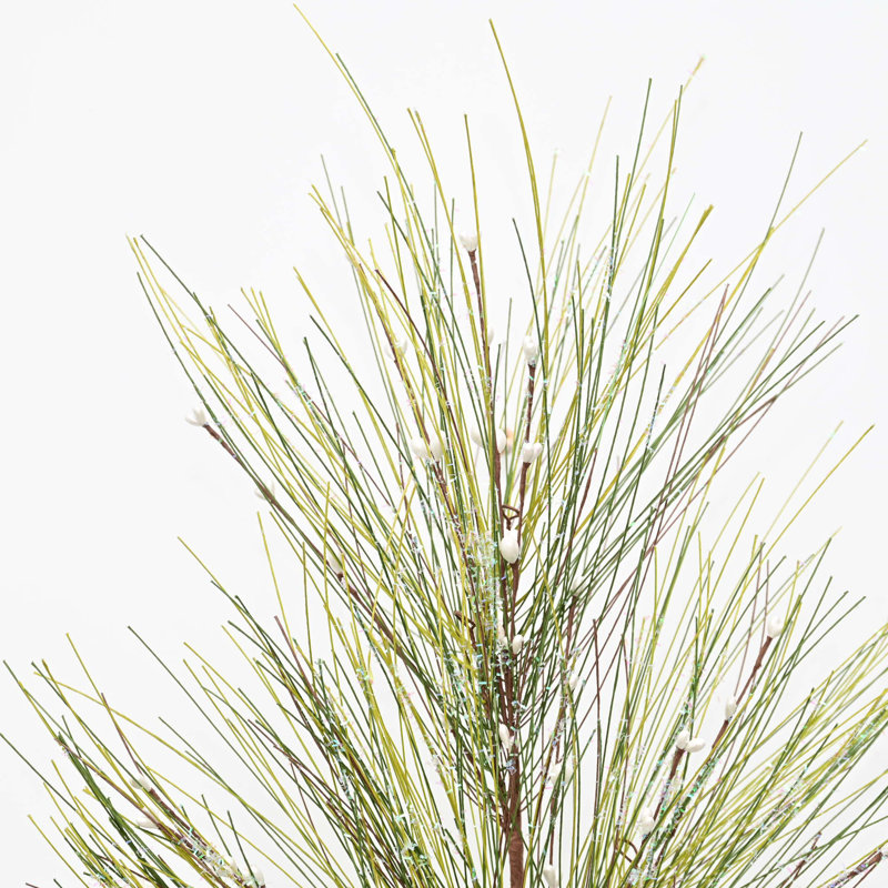 36 po de fermetures artificielles en forme de fermetures artificielles de Noël, Blanc