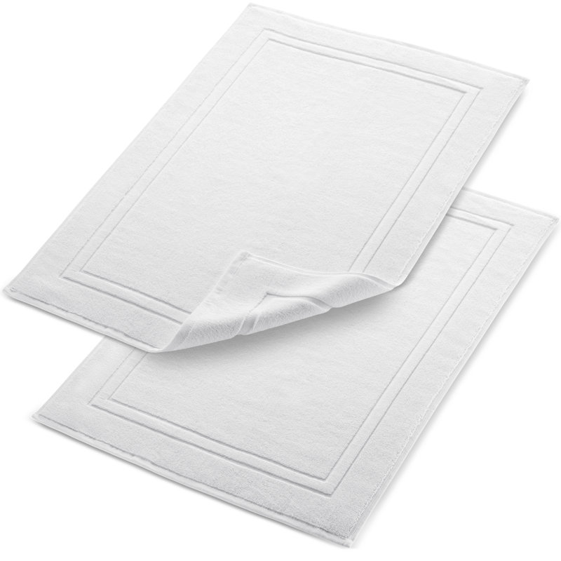 Cotton Bath Mat, White