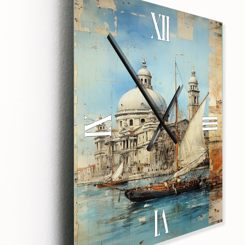 Horloge murale surdimensionnée Venice, Petit
