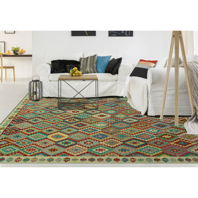 Jamhal One-of-a-Kind 10'6" X 12'10" Wool Area Rug in