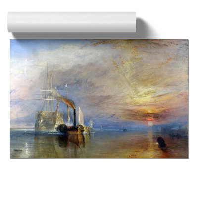 CAN2035CAN The Fighting Temeraire by Joseph Mallord William Turner - Painting on Canvas