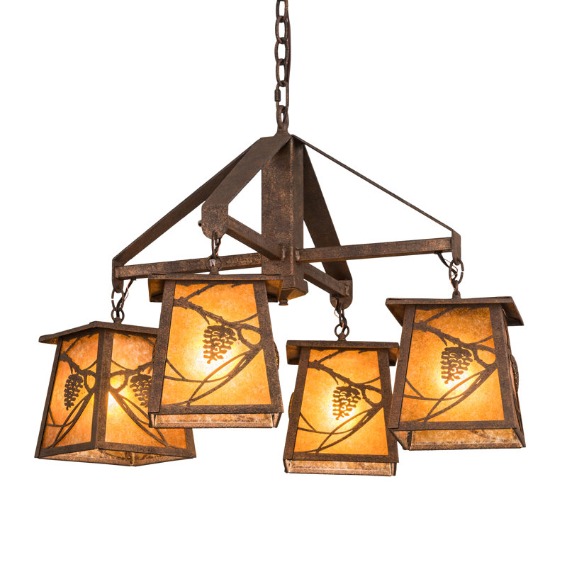 Rustic Lodge 4 - Light Chandelier