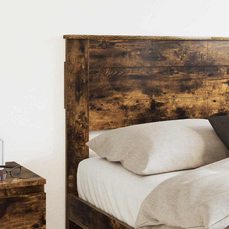 Headboard, EU Double - 140 x 200 cm, Smoked Oak