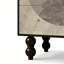 Commode d'entrée Mid-Century en bois massif