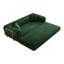 Canapé à compression de 78,8 po, canapé-lit convertible au sol avec accoudoirs avec dossier coussiné, canapé-lit futon confortable, canapé modulaire sans dossier Loveseat, tissu velours côtelé, pour le salon, la chambre à coucher, vert-1700759428