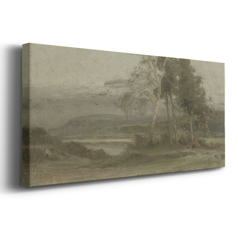 Série paysage - DCCCLIV- Toile tendue avec châssis - Prêt à accrocher, H 16 po x l 40 po
