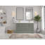 Meuble-lavabo double autoportant 60 po avec plateau en quartz Alys
