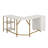 Techni Mobili L-Shape Home Office Two-Tone Desk With Storage-102062718