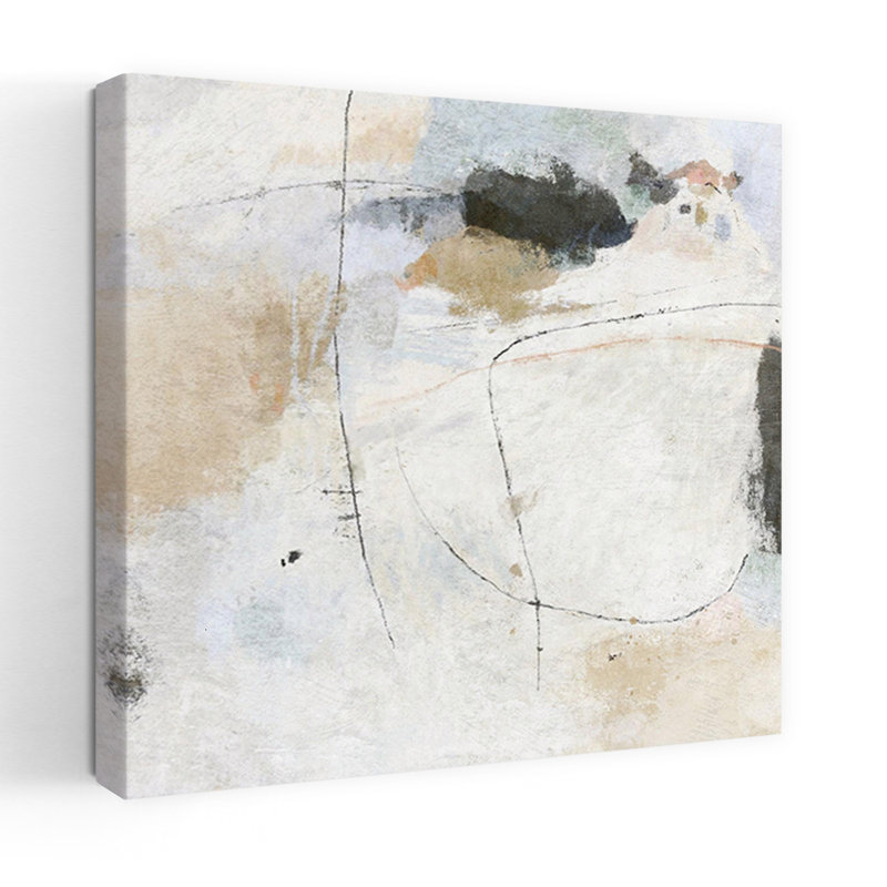 Crooked Path Abstract Contemporary Art, 18" H x 18" W