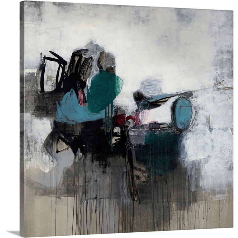« time trial », peinture sur toile, Toile tendue, H 12 po x l 12 po x P 1,25 po