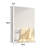 Jainaba 16'' W x 24'' H LED Medicine Cabinet with Mirror, Dimmable Lighting, Adjustable Color Temperature, Defogger, Extra-Large Storage Space, Adjustable Glass Shelves, Recessed or Surface Mount, ETL Listed-680160838-676707246-680160834
