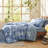 Bedsure Bed in a Bag - Reversible Flroal & Plant Pattern Printed with Comforters, Sheets, Pillowcases & Shams-110389554