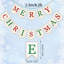 2Pcs Bannière de Noël en toile de jute feutrée Merry Christmas Banner