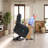 Khristi 42.7" Wide Oversize Microfiber Lift Assist Reclining Chair with Massage Heating & Dual Hidden Cupholder & USB & Side Pocket Set of 5-111282923