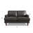 Reuma Top Grain Leather Loveseat-1013921219
