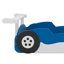 Lit plateforme avec roulettes Race-108813586