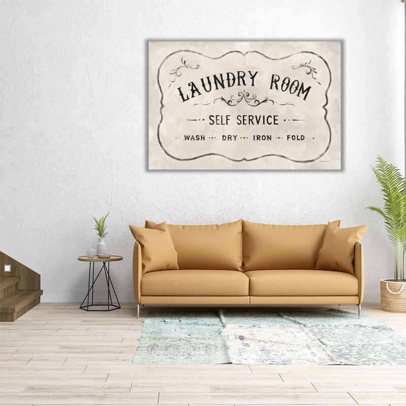 «Laundry Day VII Black and White», reproduction d'art sur toile, H 12 po x l 18 po