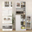 Armoire de cuisine 66,5 pouces avec support pour micro-ondes