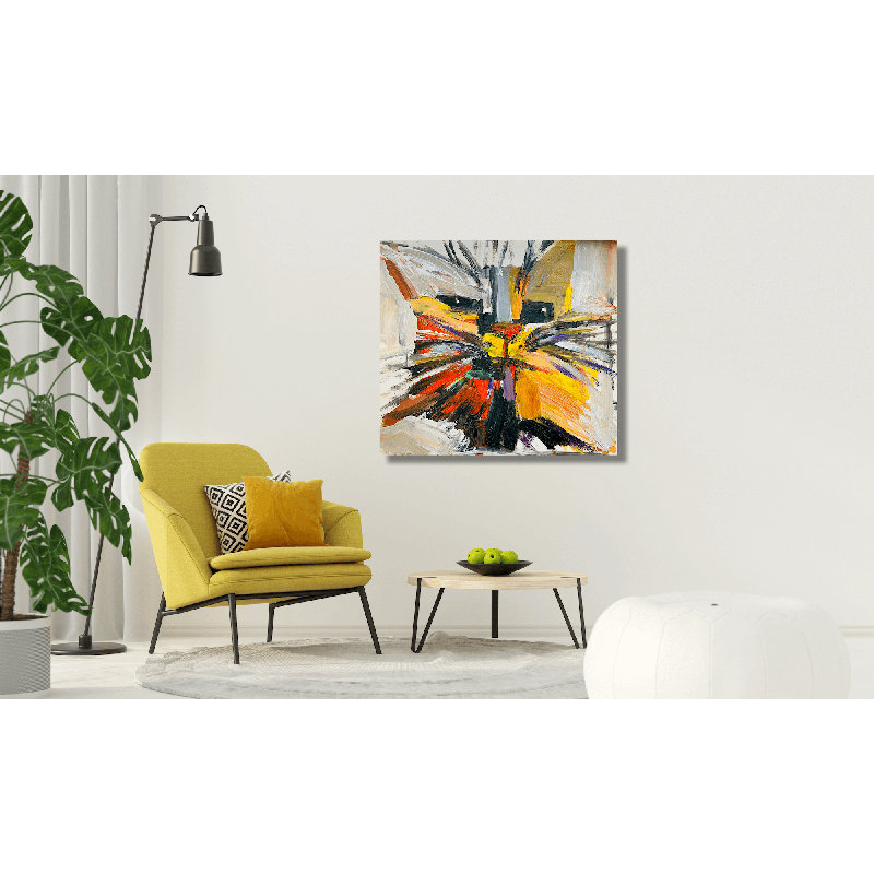Scruffles Print by John Beard, 30" H x 30" W x 2" D, Wrapped Canvas