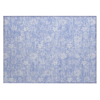 Myqueal Washable Floral Indoor / Outdoor Rug
