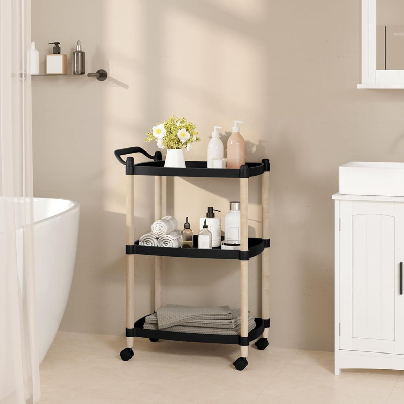 Glormarie Wood Bar Cart