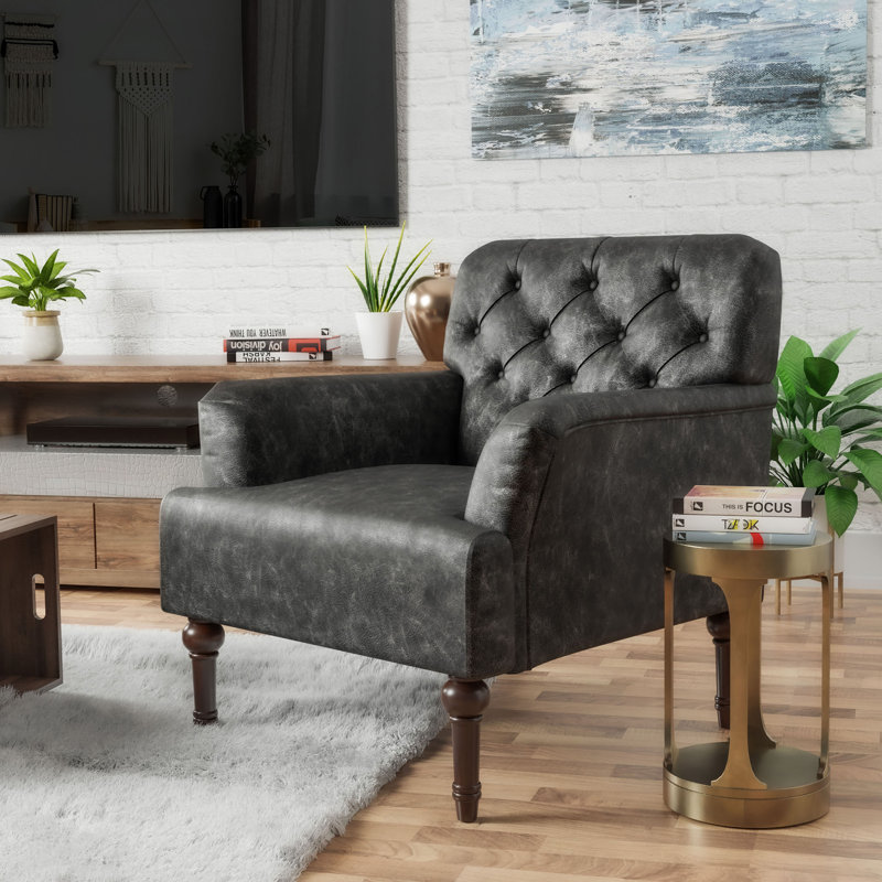 Fauteuil Wragby, Gris foncé
