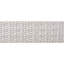 Banc en tissu avec imprimé noir, l 47,71 po x P 16,31 po H 18,08 po, pour utilisation à l'intérieur