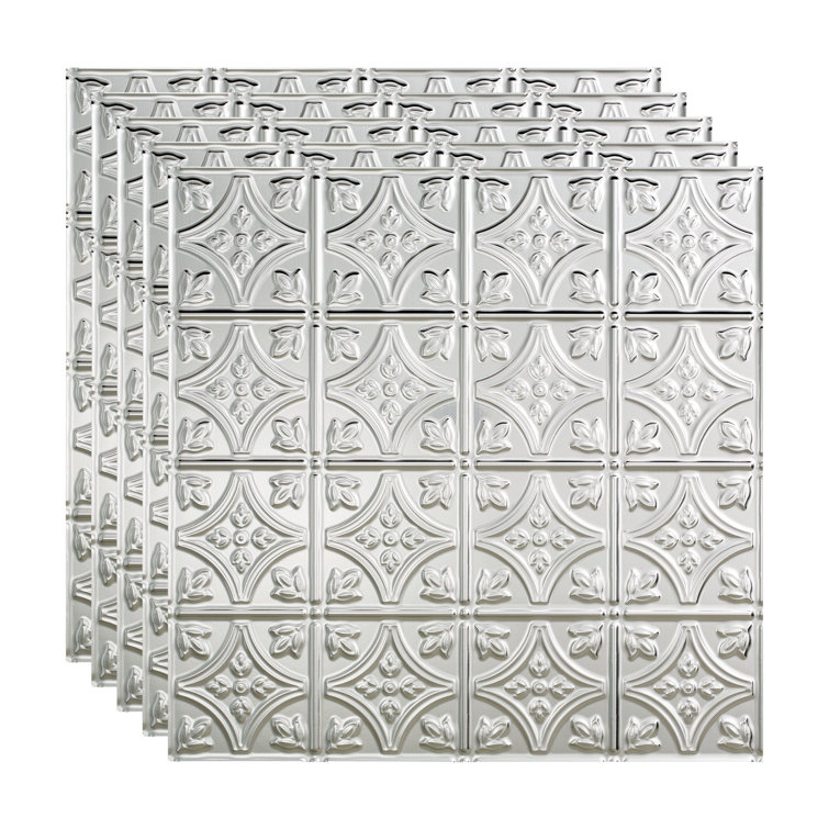 FASÄDE Traditional Style/Pattern 1 Decorative Vinyl 2ft x 2ft Lay in Ceiling Panel