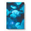 Blue Jellyfish in Abstract - Wrapped Canvas-55312869