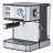20 Bar Professional Espresso Machine with Milk Frother, Single & Double Shot, ESE Pod Compatible, Pressure Display, Removable Water Tank for Cappuccino, Latte, & Macchiato – Home Barista Edition