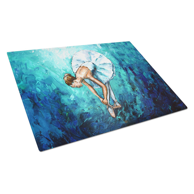 Early Practice Ballet Glass Cutting Board