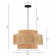 Frese 3 - Light Raffia Dimmable Chandelier
